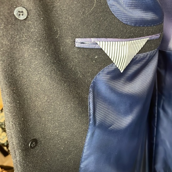 Men’s Overcoat Black XL - Cotton - Picture 9 of 9